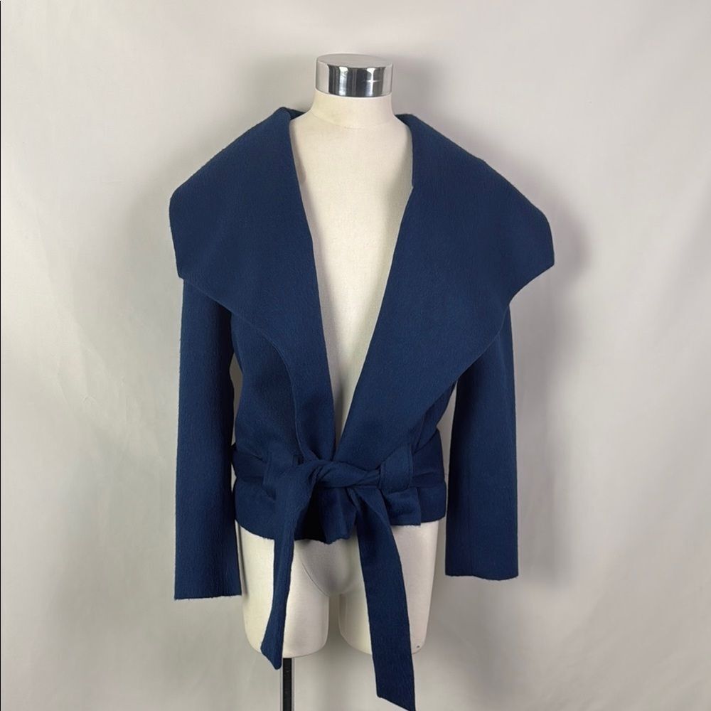 Nwt Tom Gutie Blue Baby Alpaca Jacket